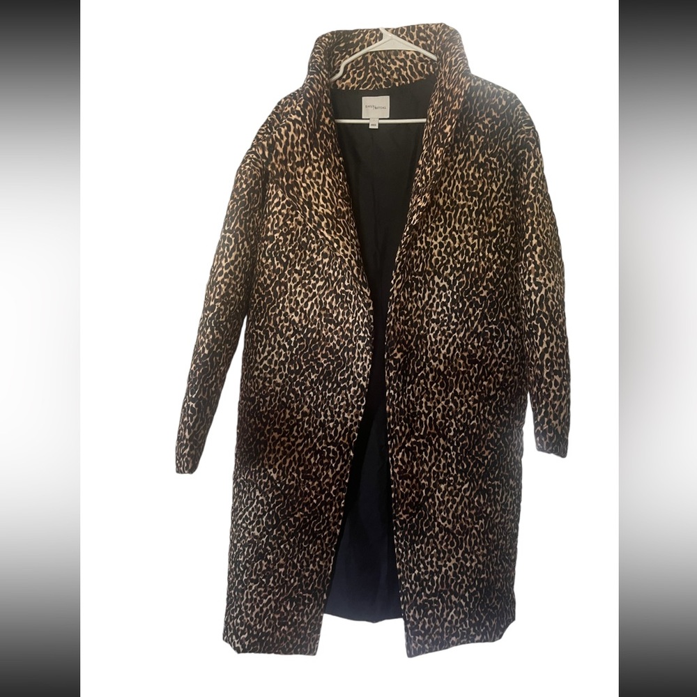 Daily ritual womens quilted long coat - SIZE L